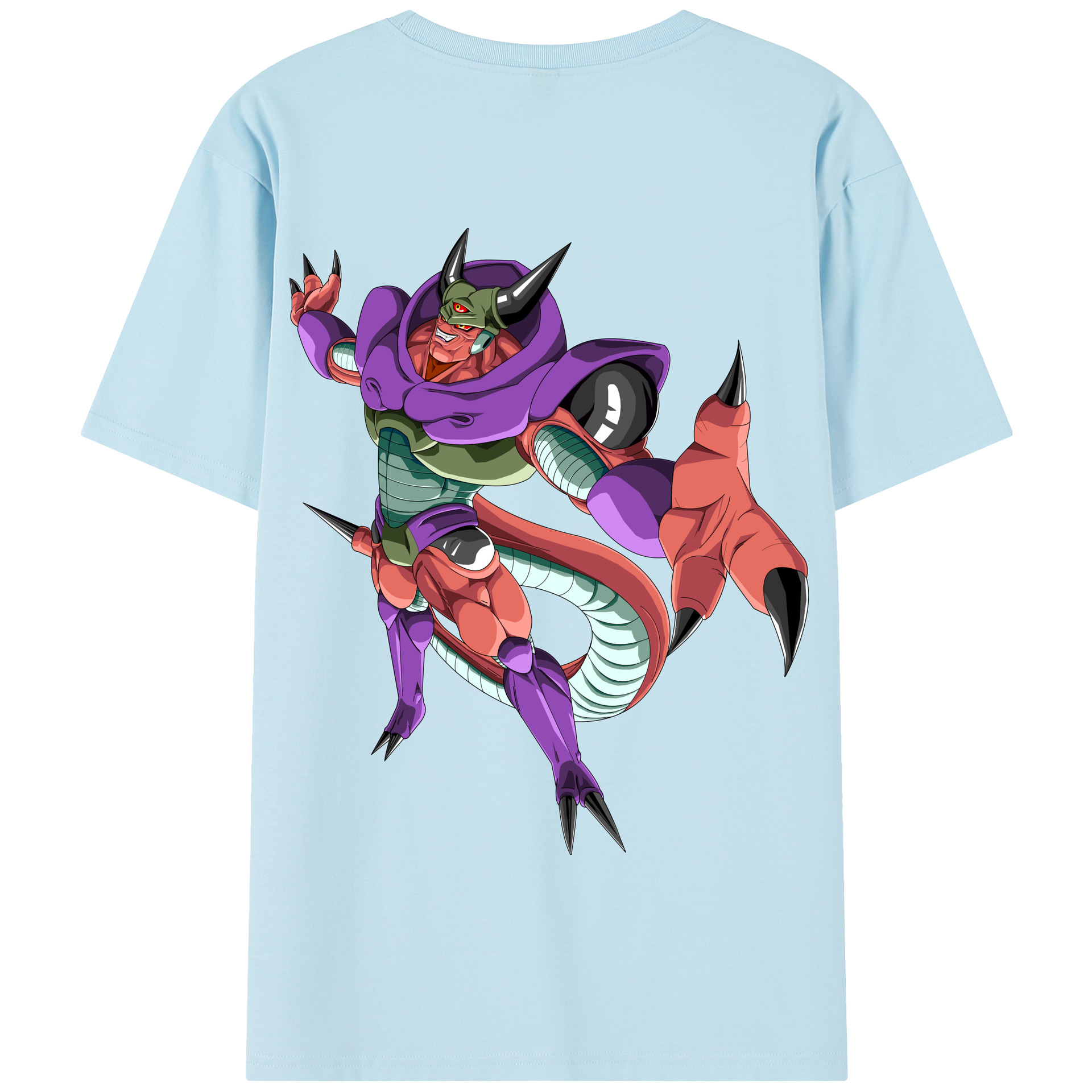 （画像用） ドラゴンボール ジャネンバ DRAGON BALL Janemba 綿100％半袖Tシャツ（背面プリント）